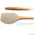 Italian Olive Wood Utensil 4 piece Set 12 inch Turner Spoon Slotted Spoon Silicone Pointed Spatula Cooking Tools - B07FCTLMDQ